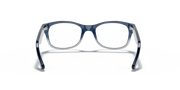 Clear Lenses, Polished Blue Frame