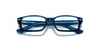 [Clear Lenses, Polished Blue Frame]