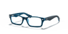 [Clear Lenses, Polished Blue Frame]