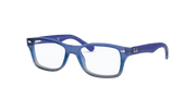 Clear Lenses, Polished Blue On Grey Frame