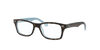 [Clear Lenses, Polished Havana Frame]