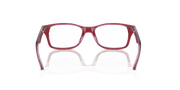 Clear Lenses, Polished Top Red & Orange & Light Purple Frame