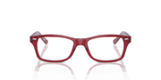 Clear Lenses, Polished Top Red & Orange & Light Purple Frame