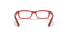 [Clear Lenses, Polished Black On Red Frame]