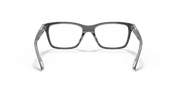 Clear Lenses, Polished Black On Transparent Frame