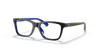 [Clear Lenses, Polished Dark Grey On Blue Frame]