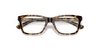 [Clear Lenses, Polished Dark Havana Frame]