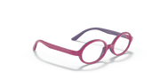 Clear Lenses, Polished Fuchsia Frame