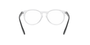 Clear Lenses, Polished Transparent Frame