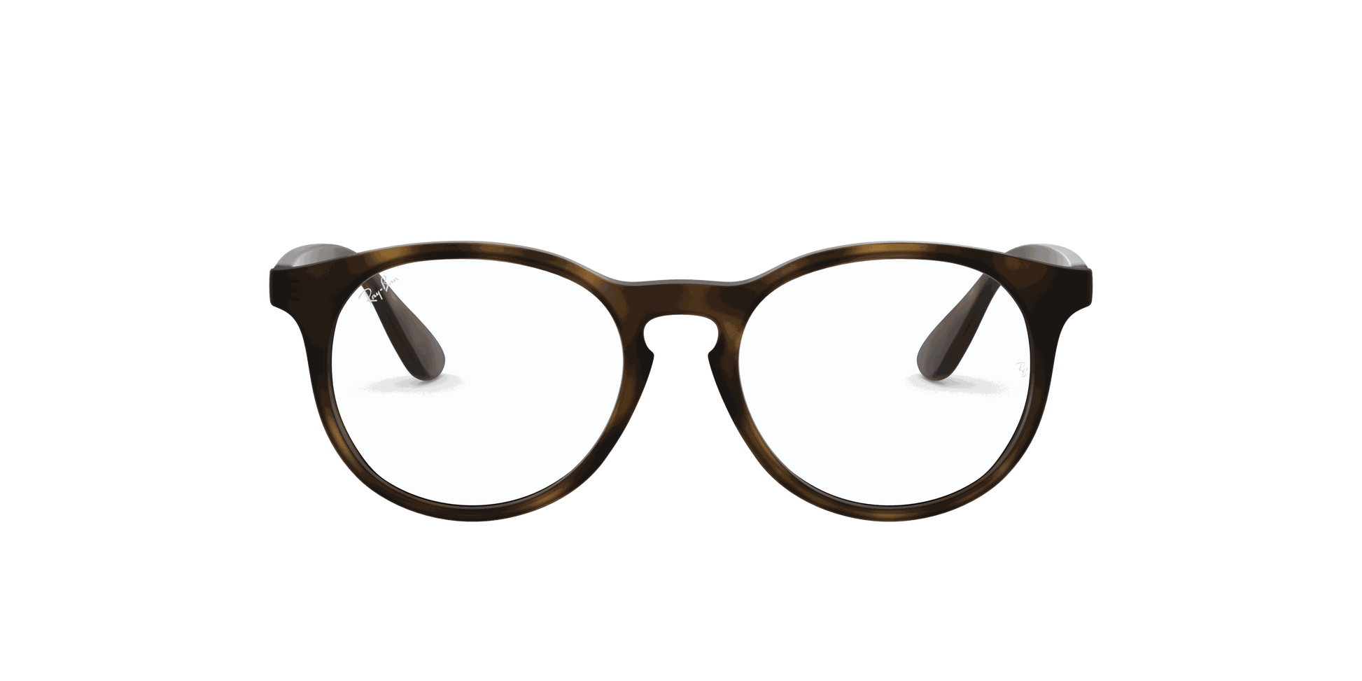 [Clear Lenses, Matte Havana Frame]