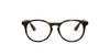 [Clear Lenses, Matte Havana Frame]