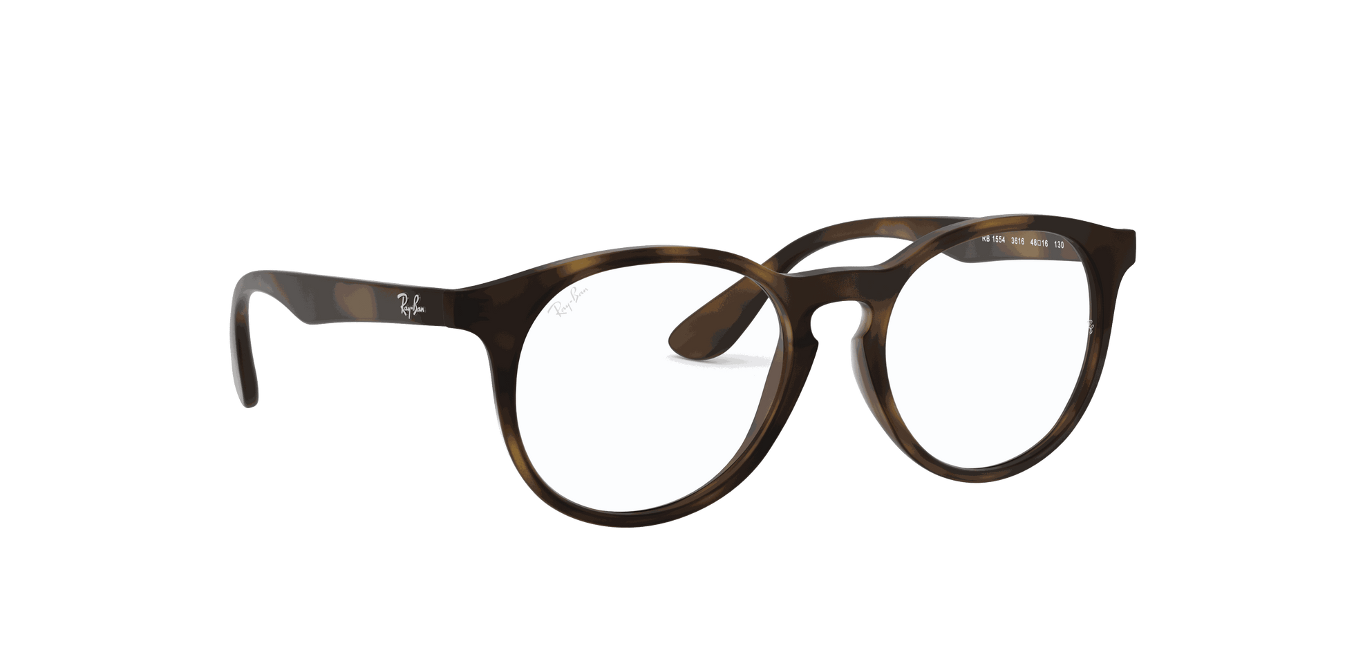 [Clear Lenses, Matte Havana Frame]