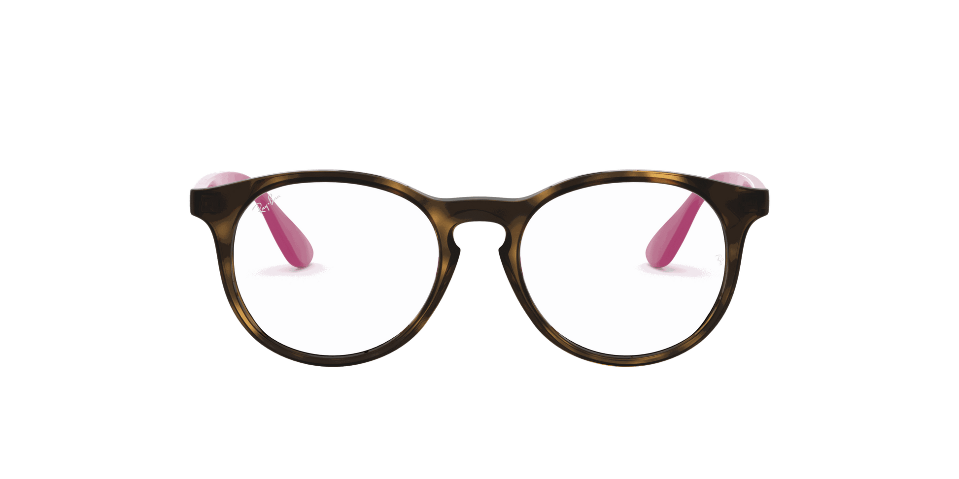 [Clear Lenses, Polished Havana Frame]