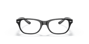 Clear Lenses, Polished Black On Transparent Frame