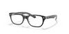 [Clear Lenses, Polished Black On Transparent Frame]