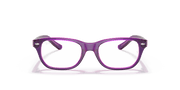 Clear Lenses, Polished Violet On Fuxia Fluo Frame