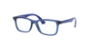 [Clear Lenses, Polished Transparent Blue Frame]