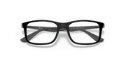 Clear Lenses, Polished Black Frame