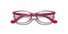 [Clear Lenses, Polished Transparent Red Frame]