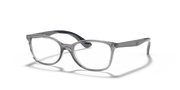 Clear Lenses, Polished Transparent Grey Frame