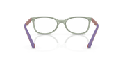 Clear Lenses, Polished Transparent Green Frame