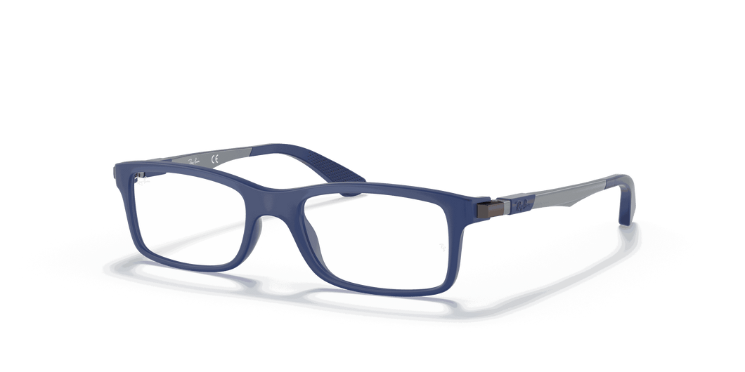 [Clear Lenses, Matte Blue Frame]