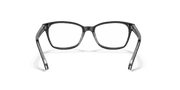 Clear Lenses, Polished Black On Transparent Frame