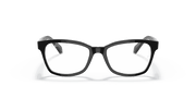 Clear Lenses, Polished Black On Transparent Frame