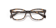 Clear Lenses, Polished Havana On Transparent Frame