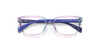 [Clear Lenses, Polished Violet Striped Multicolor Frame]