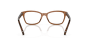 Clear Lenses, Polished Transparent Brown Frame