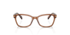 [Clear Lenses, Polished Transparent Brown Frame]