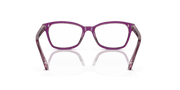 Clear Lenses, Polished Top Purple & Pink & Beige Frame