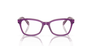 Clear Lenses, Polished Top Purple & Pink & Beige Frame