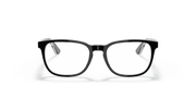 Clear Lenses, Polished Black On Transparent Frame