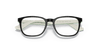 [Clear Lenses, Polished Black On White Frame]