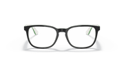 Clear Lenses, Polished Black On White Frame