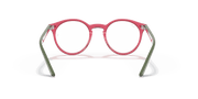 Demo Lens Lenses, Polished Transparent Red Frame