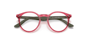 Demo Lens Lenses, Polished Transparent Red Frame