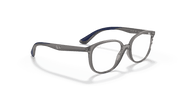 Clear Lenses, Polished Transparent Grey Frame