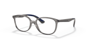 Clear Lenses, Polished Transparent Grey Frame