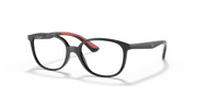 Clear Lenses, Polished Black Frame