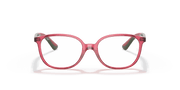 Clear Lenses, Polished Transparent Red Frame