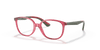 [Clear Lenses, Polished Transparent Red Frame]