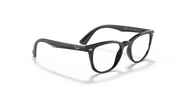 Clear Lenses, Polished Black Frame