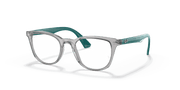 Clear Lenses, Polished Transparent Grey Frame