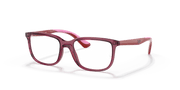 Clear Lenses, Polished Transparent Pink Frame