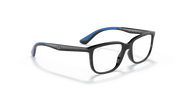 Clear Lenses, Polished Black Frame