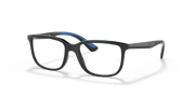 Clear Lenses, Polished Black Frame