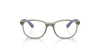 [Clear Lenses, Polished Transparent Green On Rubber Wisteria Frame]